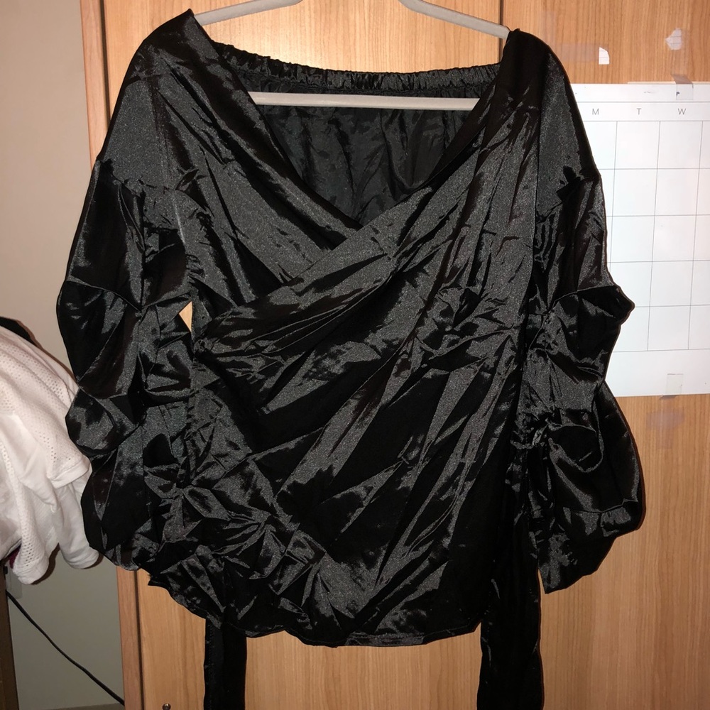 satin blouse